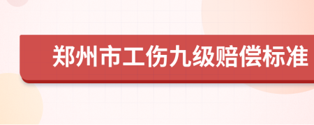 郑州市工伤九级赔偿标准