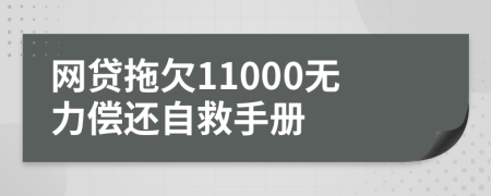 网贷拖欠11000无力偿还自救手册