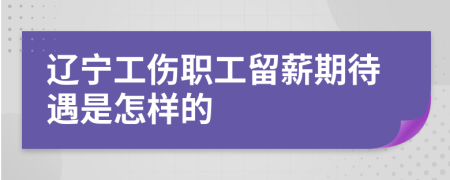 辽宁工伤职工留薪期待遇是怎样的
