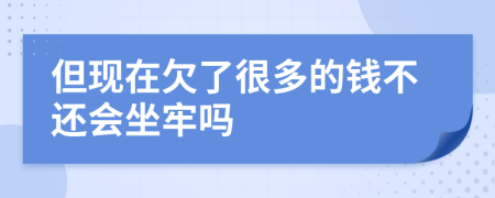 但现在欠了很多的钱不还会坐牢吗