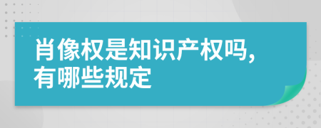 肖像权是知识产权吗,有哪些规定