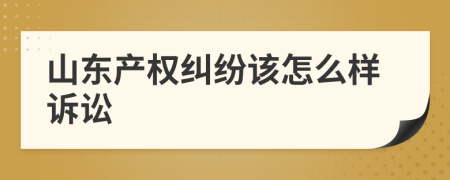 山东产权纠纷该怎么样诉讼