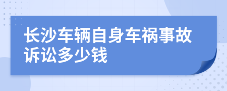 长沙车辆自身车祸事故诉讼多少钱