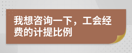 我想咨询一下，工会经费的计提比例