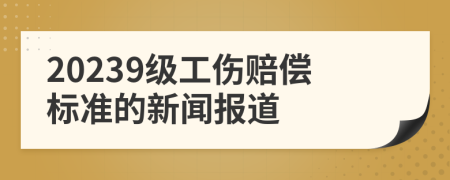 20239级工伤赔偿标准的新闻报道